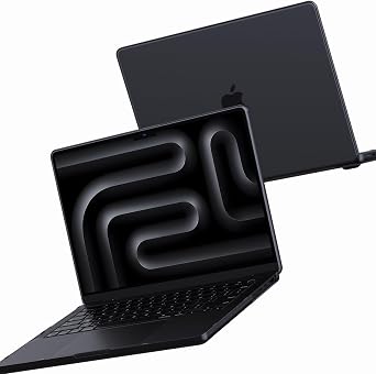 Soonjet Anti-Cracking for MacBook Pro 14 inch Case 2026-2021 M5 M4 M3 M2 M1 Pro/Max [100% Match Official Color] [Seamless Fit] Clear Cover Hard Shell Laptop Case, Frosted Space Black