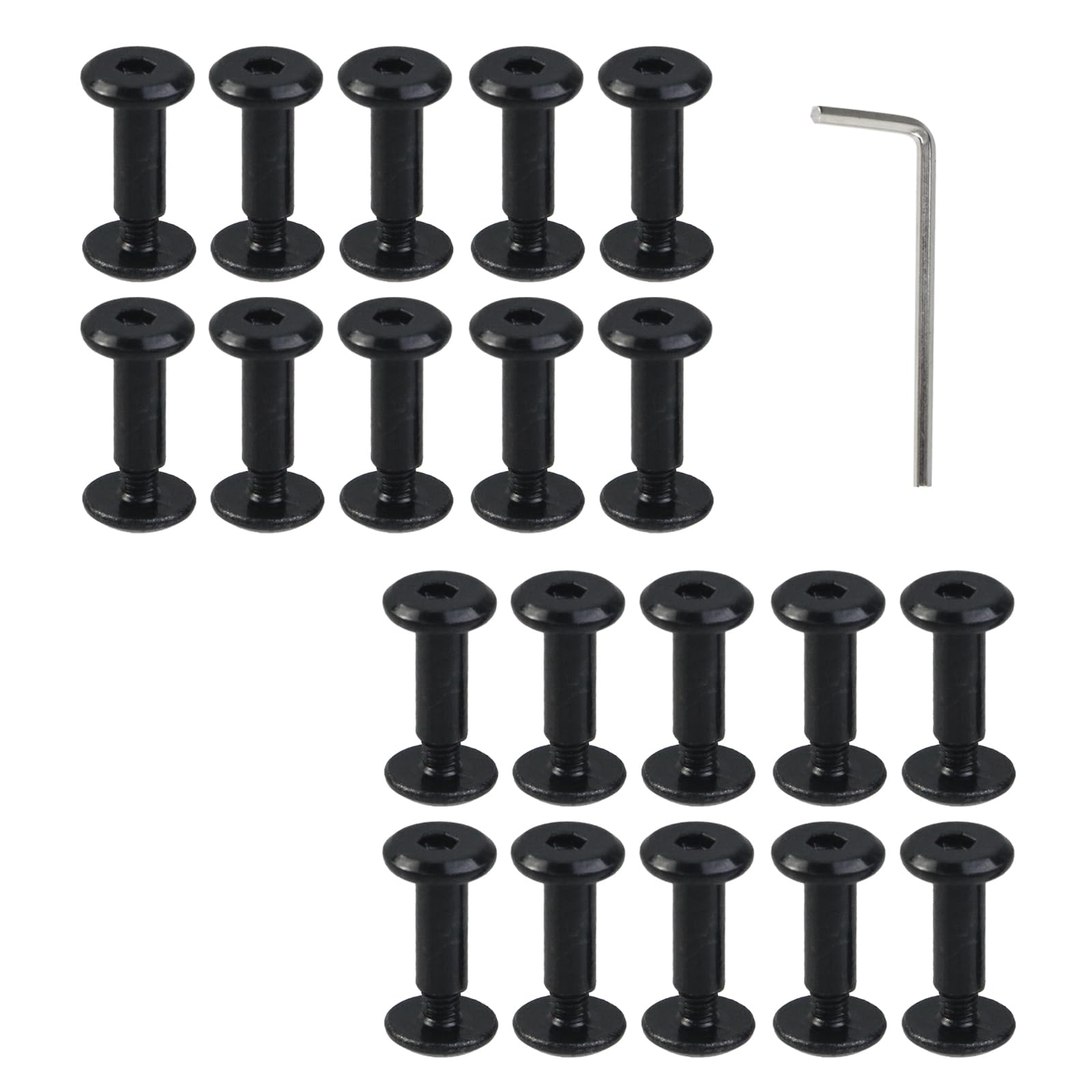 Stainless Steel Binding Screws - 20 Sets -5