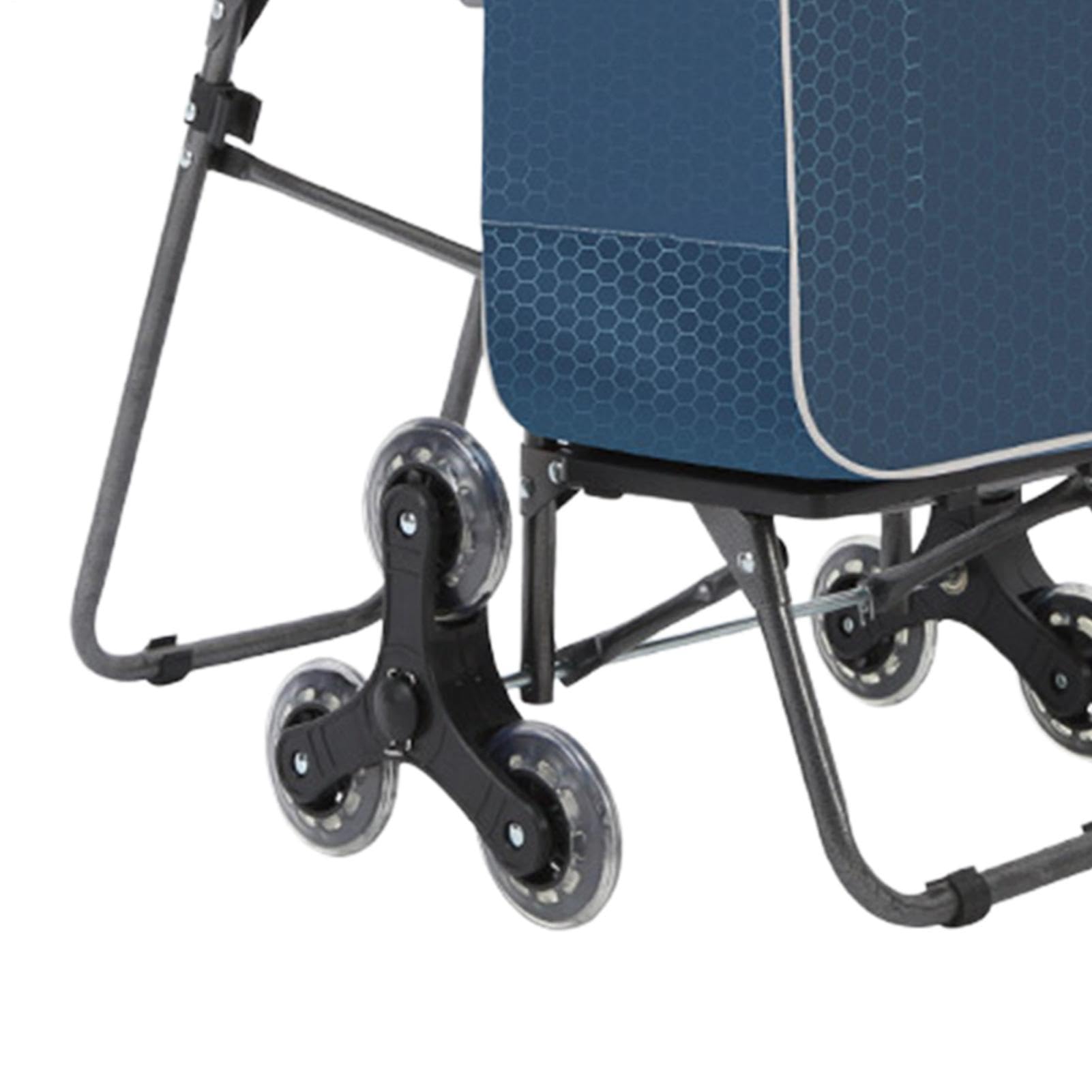 Carrello Saliscale Per La Spesa Borsa Trolley Portatile A 3 Ruote Per Scale | Carrello Spesa Portatile Per Anziani Appartamento Lavanderia Casa Uso Domestico Auto Autobus Supermercato Mercato