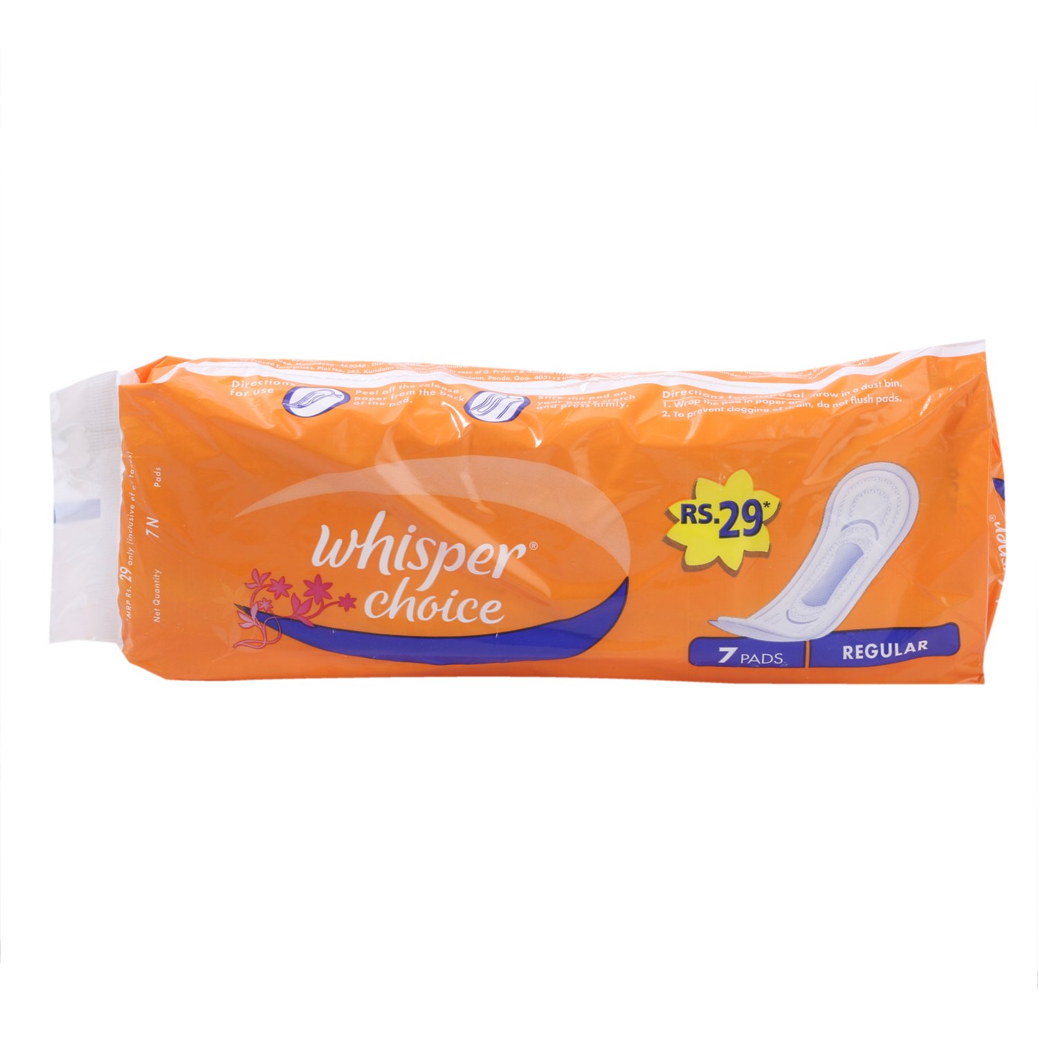 See full amazon price history chart for Whisper Sanitary - Regular, 7 Pieces Pack Whisper Sanitary - Regular, 7 Pieces Pack (B01ICU0MN4) Amazon Price History, Amazon Price Tracker