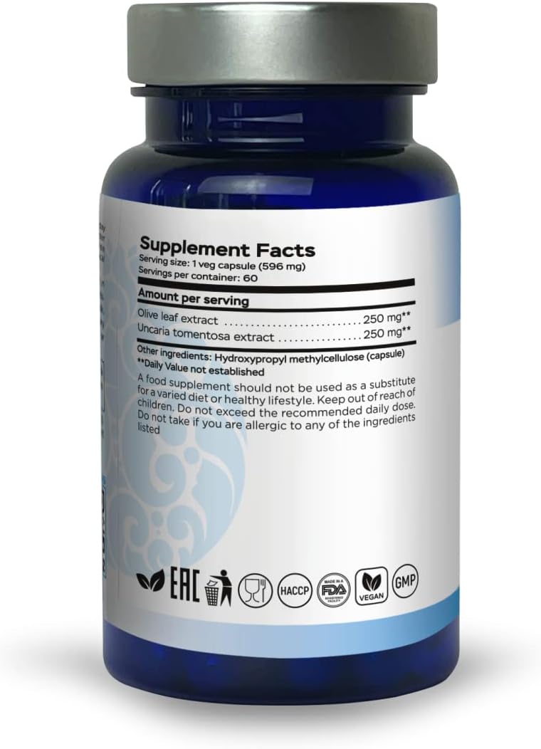RenoSan, Urinary Tract Health Supplements Promote Kidney Cleanse, Immune Support and Kidney Support Essential with Olive Leaf Extract, Promotes Overall Well-Being, 60 Veg Capsules
