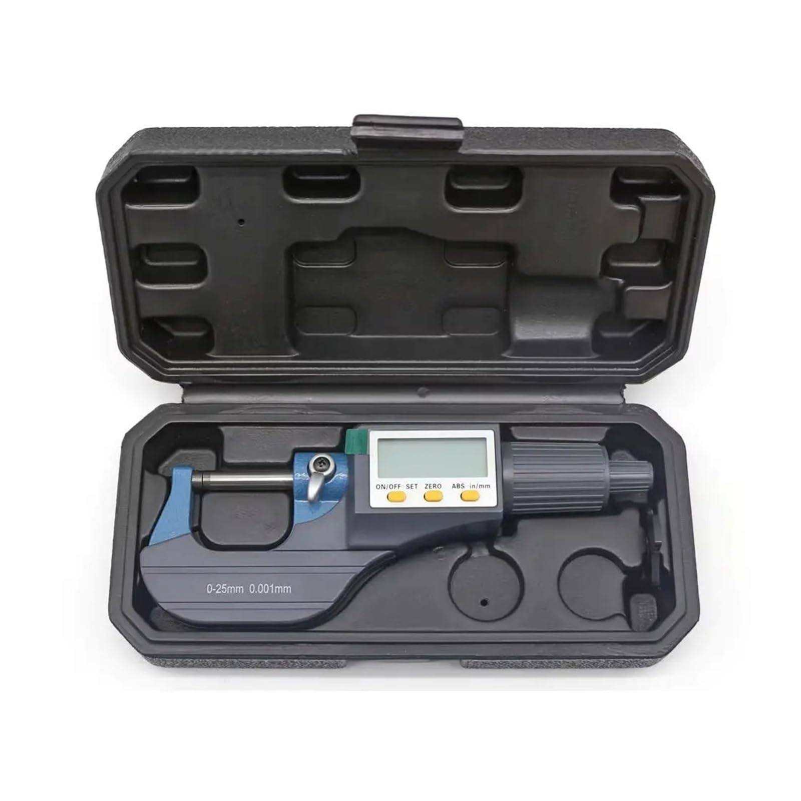 Micrómetro digital exterior de 0-25/25-50/50-75/100 mm, micrómetro electrónico, calibrador digital de 0,001 mm Lecturas precisas(75-100mm)