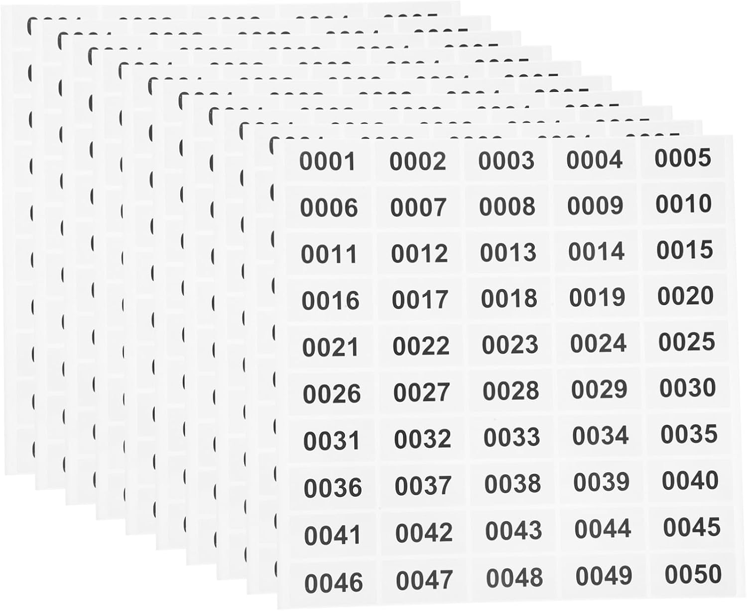 Gadpiparty 20Sheets Stickers Self Adhesive Labels for Warehouse Inventory Management Easy to Use Design for Organizing Bins Toolboxes and More