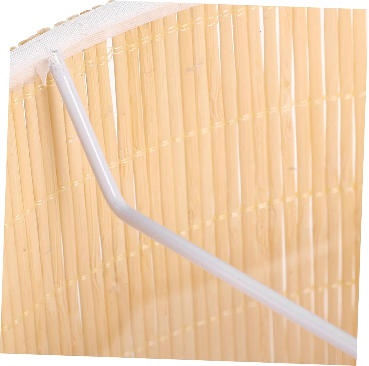 Woven Rattan Lamp Shade for E27/E14 Pendant Light Rustic Ceiling Shade Textured Floor Lamp Cover Boho Style Lighting Fixture for Living Room and Bedroom