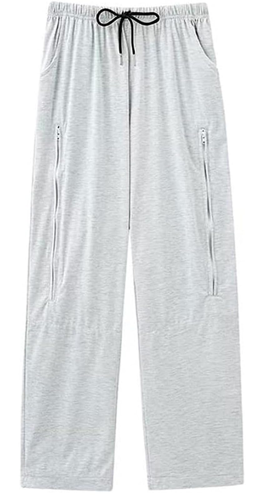 BLUEZY Zipper Patient Pants Patient Care Clothes,Paralysis Clothing, Incontinence Trousers Catheter Trousers, Easy To Wear And Take Off, Paralysis Long Time Bedridden Wheelchair B,X-Large