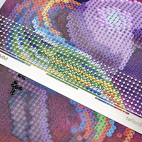 Qudai Desenho de pintura de diamante de linha única Régua de aço inoxidável redondo Ferramenta de br