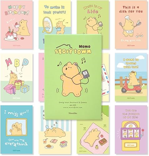Monolike Storytown Momo Tarjeta individual - mezcla 12 unidades