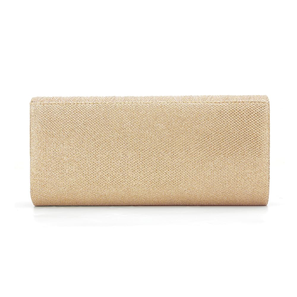 Borsetta da Sera Donna Elegante Borsa da Sposa Glitter Clutch Cerimonia Borsetta Tracolla Luccicanti con Catena Staccabile Perfette per il Ballo di Fine Anno Feste Matrimoni
