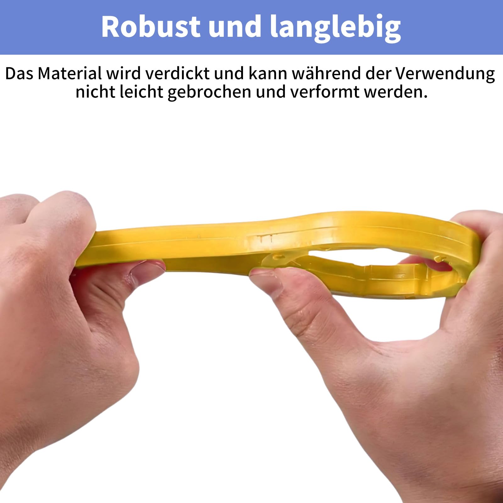 Kanisterschlüssel für DIN 41, DIN 51 und DIN 61 Deckel, 3 Stück Passend für 5 bis 30 Liter Wasserkanister, Ergonomischer, Rutschfester Kunststoff Kanister Öffner, Langlebig und Sicheres Öffnen