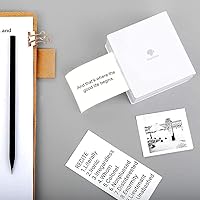 Vista 4 de Phomemo M02 Mini impresora móvil, impresora térmica Bluetooth con 3 rollos de papel adhesivo transparente, compatible con iOS + Android para diario