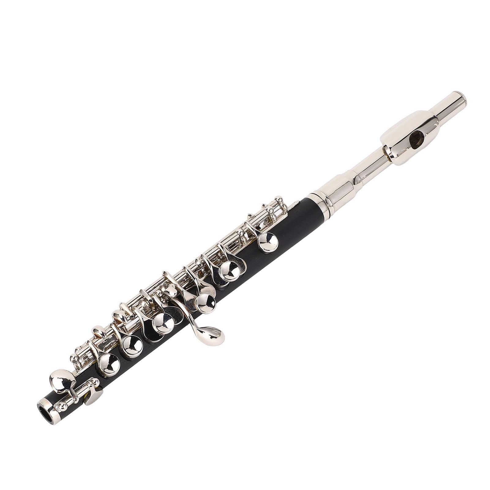 C Key Piccolo Flute, Piccolo Instrument for Beginners Students with Cleaning Kit Carrying Case Tuning Rod Flute Screwdriver