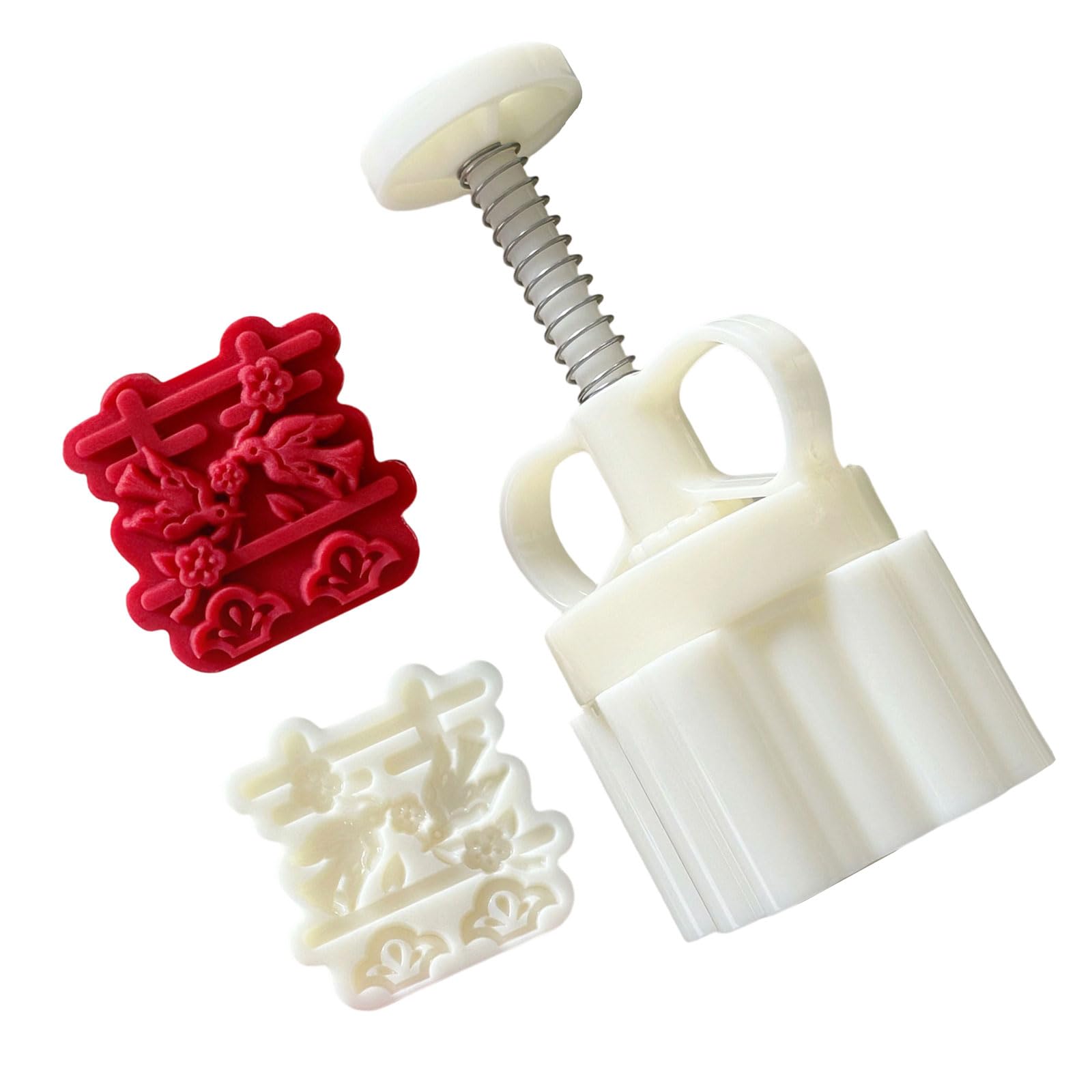 Tsophreniq Unique Pattern Festival Cakes Molds Practical Hand Press Pastries Molds Beautiful Treat Making for Cooking Supplies