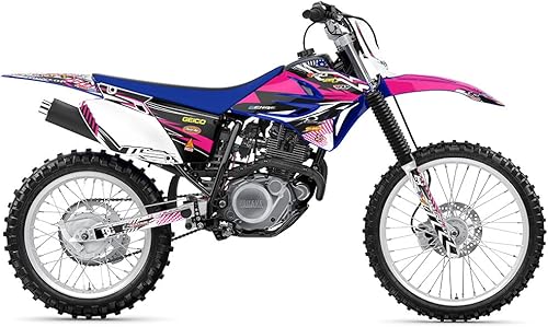 Vista 3 de TTR 230 Mayhem Black Senge Graphics 2005-2025 Kit completo compatible con Yamaha Negro