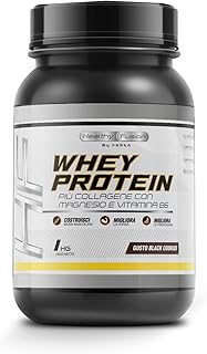 Whey Protein in Polvere Healthy Fusion | Proteina Premium 100% Pura + BCAAS + Aminoacidos | Alto Contenuto Proteico | Maggiore Crescita Muscolare, Recupero e Benessere Generale | Gusto Biscotti 1kg