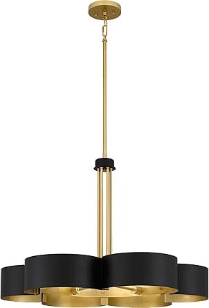 Quoizel Balsam 6-Light Matte Black Chandelier