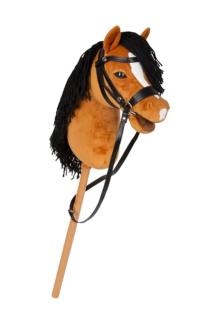 Small Foot Caballo de Hobby Horsing Melodie, Crin peinable, Cabestro, Brida y Cuerda guía, Desde 3 años, 12716