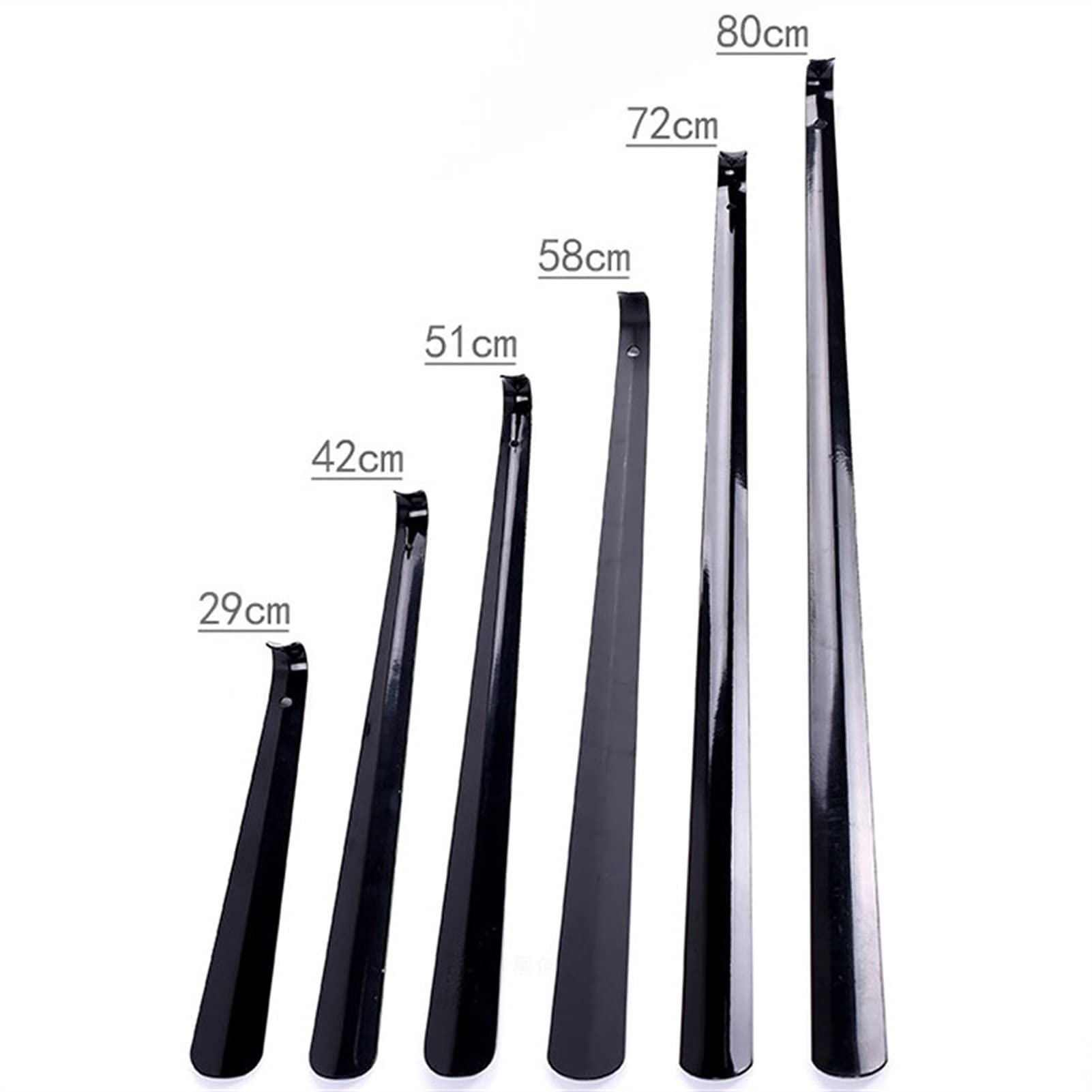 Schuhheber Schuhlöffel aus Metall für den Haushalt, leicht zu tragende Schuhe, ideal für Senioren und Menschen mit eingeschränkten motorischen Fähigkeiten, Schuhlöffel (Farbe: 16,5 Zoll (42 cm) (51