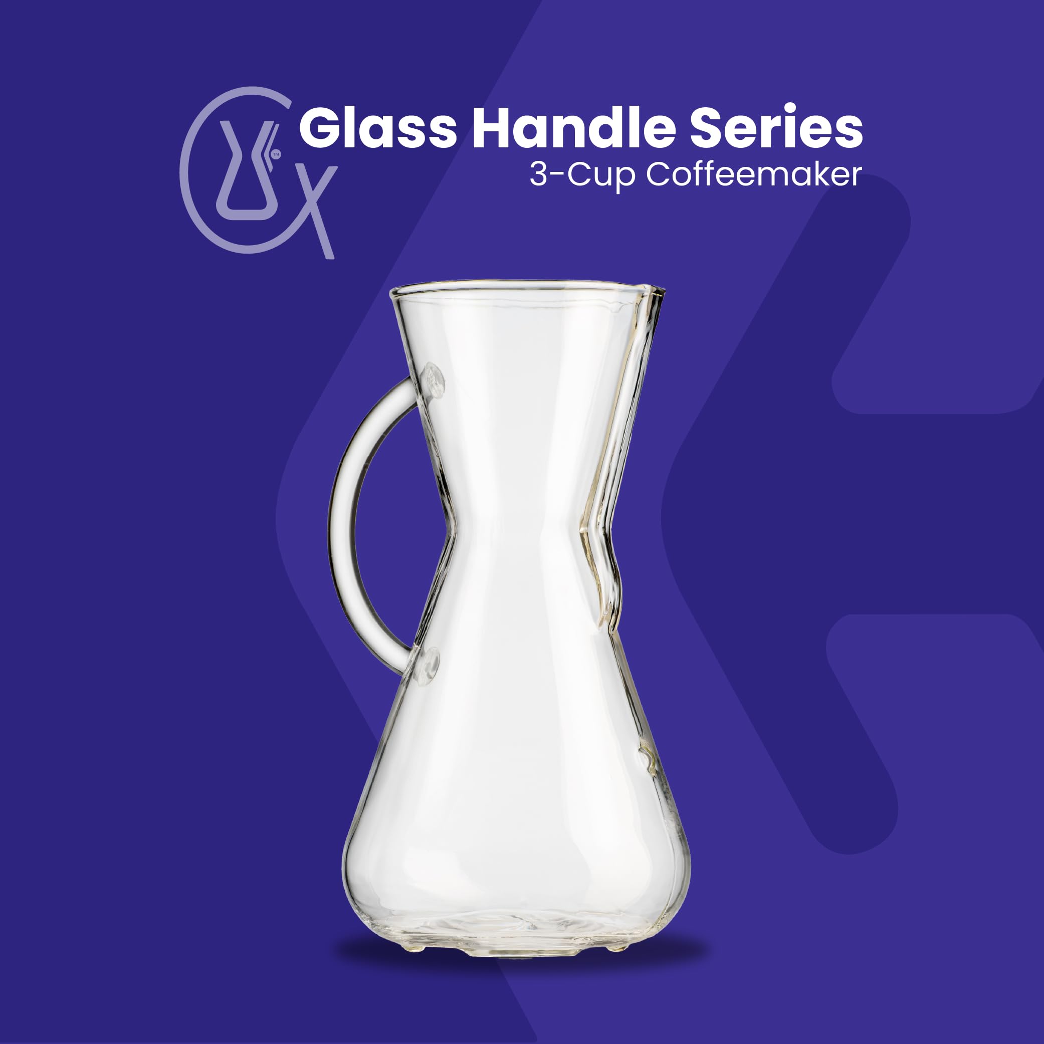 Amazon.com: Chemex Pour-Over Glass Coffeemaker - Colored Glass Handle  Series - 3-Cup Gold - Exclusive Packaging: Home & Kitchen
