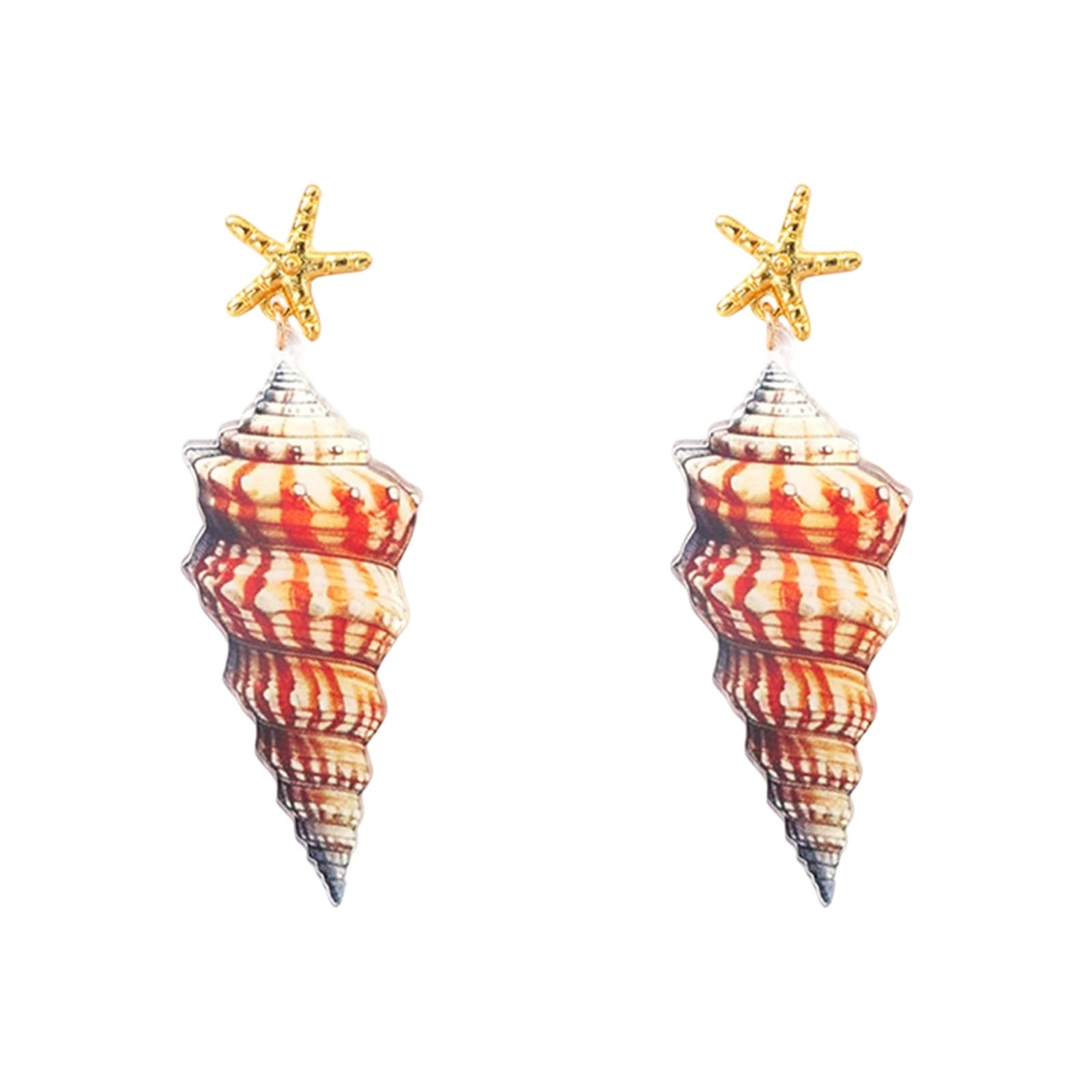 BWANGIAO Blue Sea Creature Acrylic Earrings Lightweight Dangle Earrings for Women Fashion Jewelry Accessories
