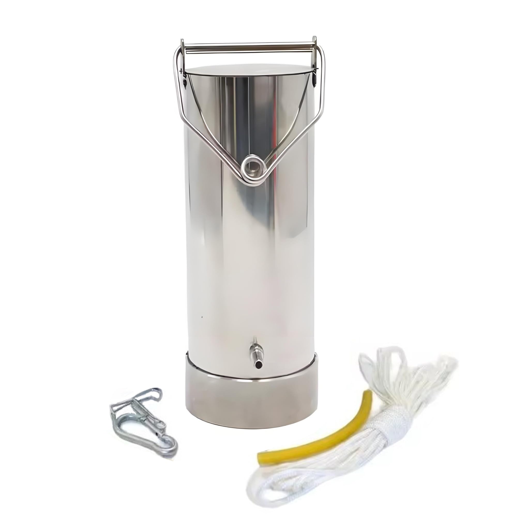 Cuchara para Muestra de Agua de Laboratorio, cucharón de Acero Inoxidable para muestreo de Agua, Vaso de péndulo, muestreador de Calidad del Agua.