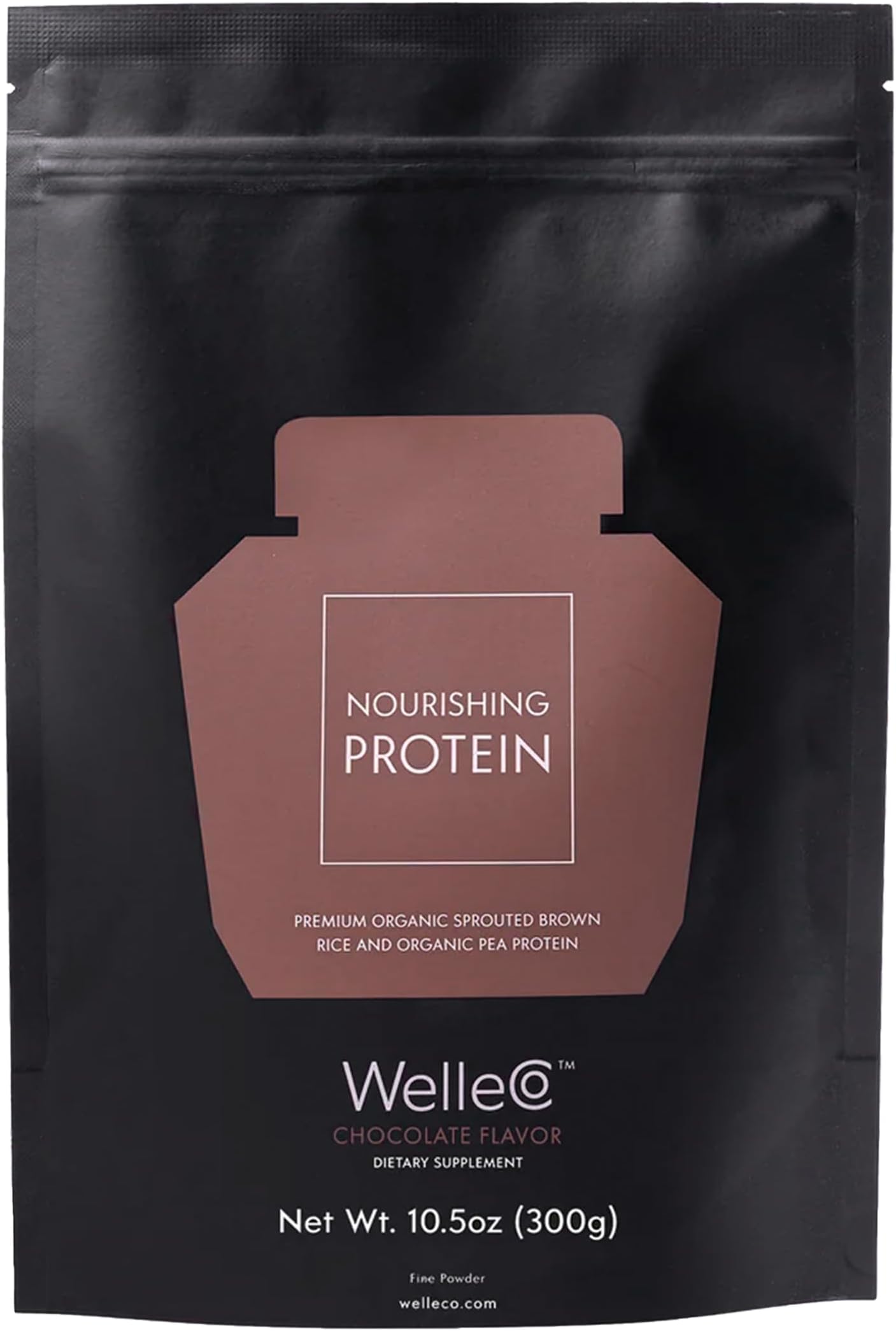 WelleCo, Nourishing Protein, Chocolate, 300g Refill Pouch