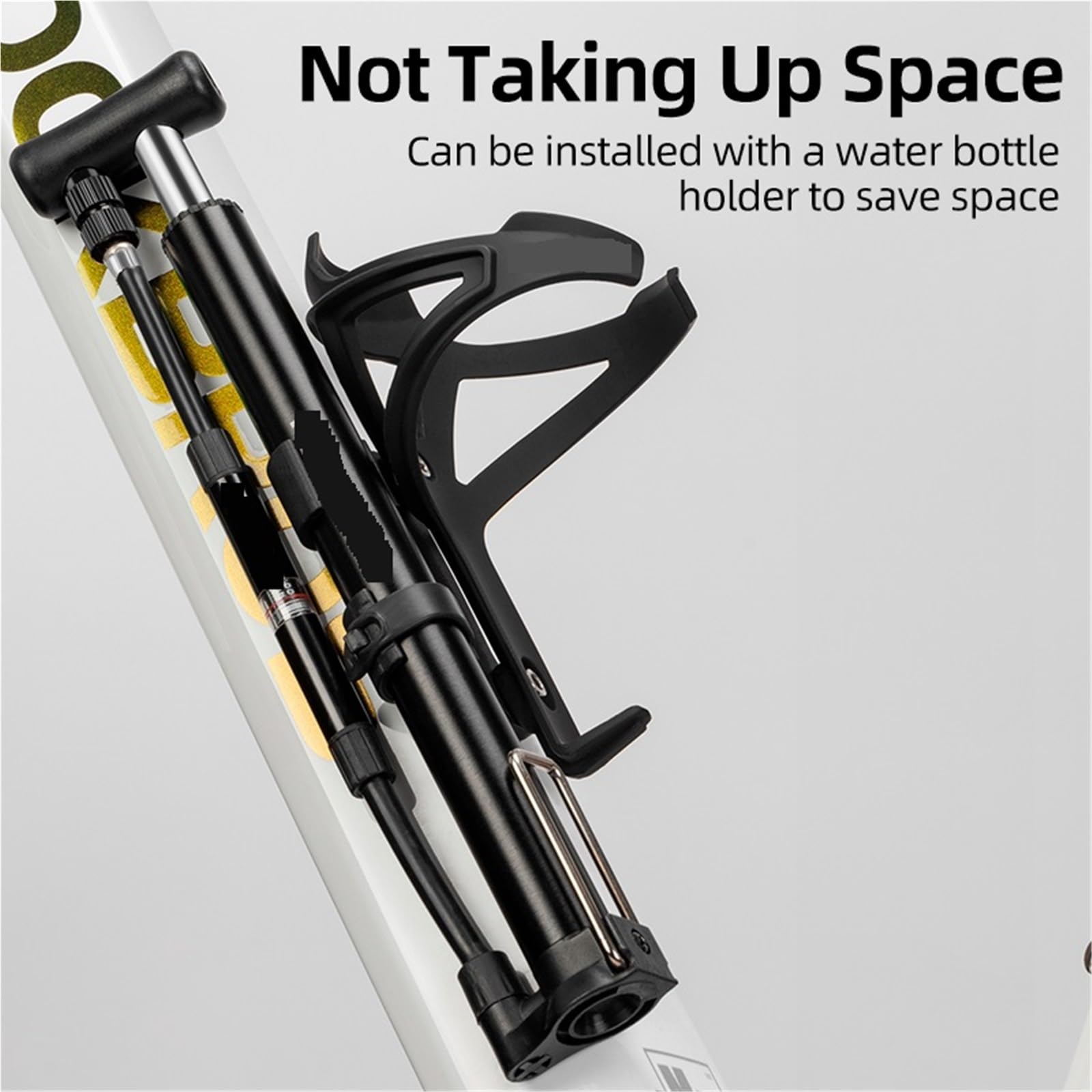Bomba de Bicicleta 120Psi, inflador Aire portátil, Bomba con indicador AV FV, válvula, Accesorios Ciclismo para neumáticos de Bicicleta, Pelotas e hinchables