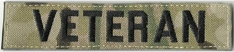 1" x 5" MULTICAM Name Tape - VETERAN
