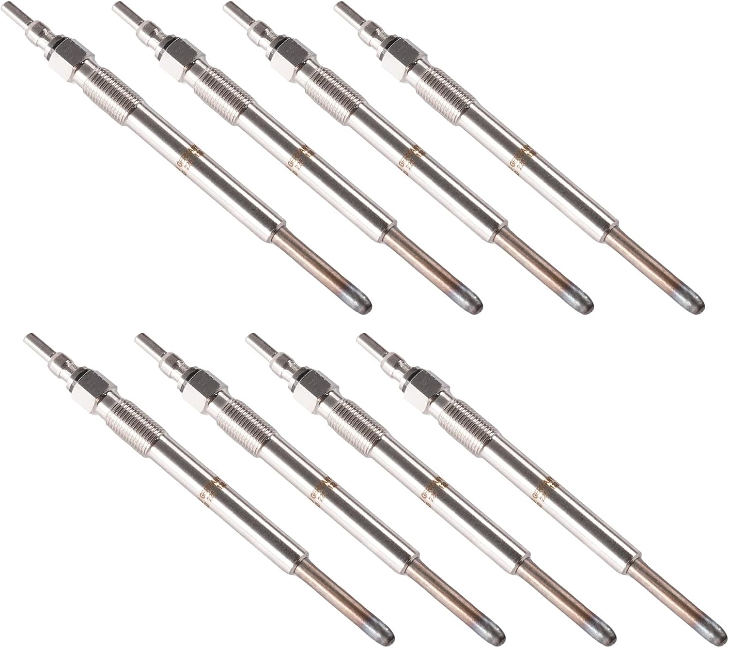 PANGOLIN 7.3 Glow Plugs Fits for 1995-2003 F250 F350 F450 w/7.3L Diesel Super Duty Parts, Replace F4TZ-12A342-BA F4TZ12A342BA Set of 8