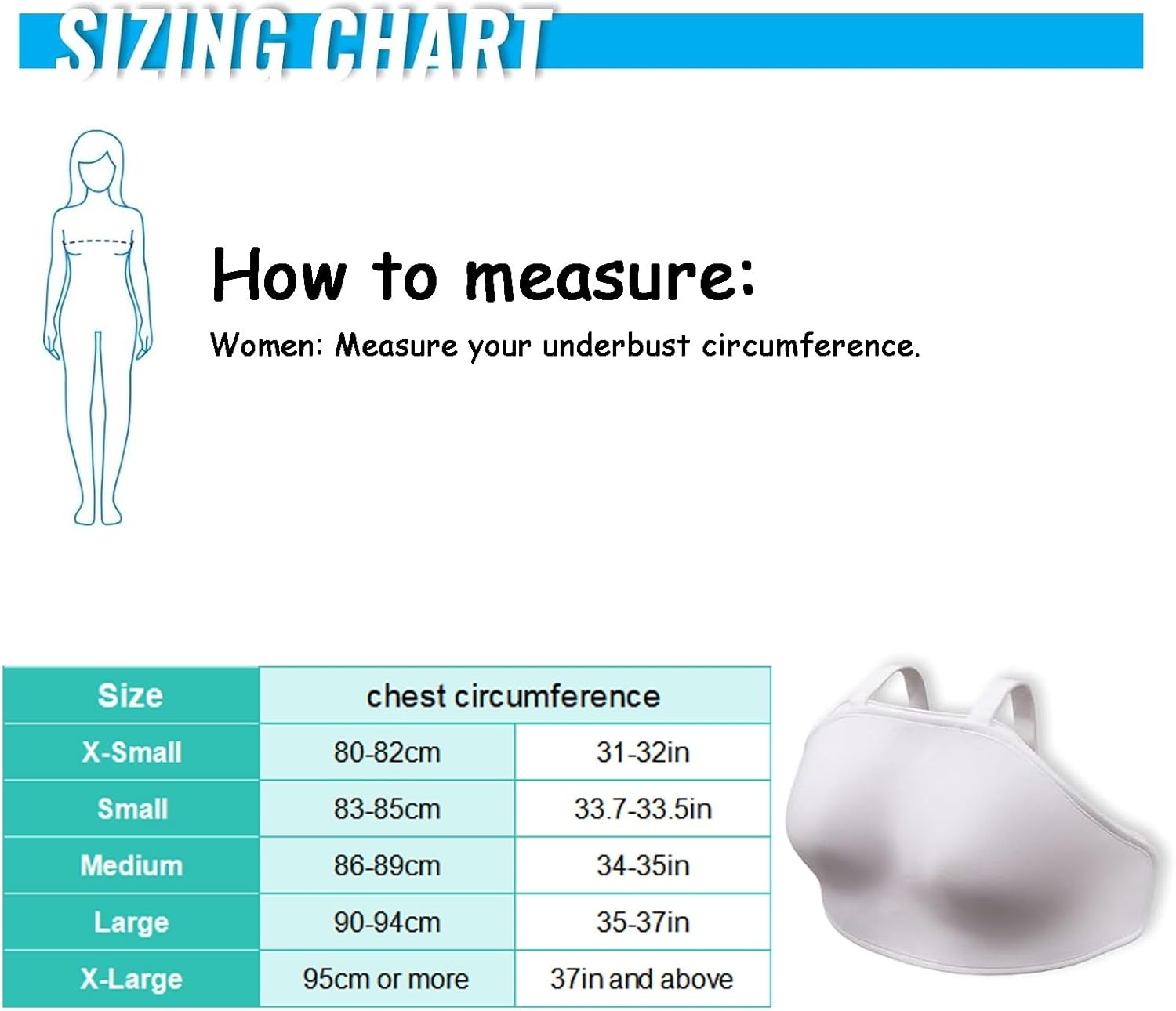 Fencing Chest Guards, Lightweight and Breathable Fencing Gear for Foil Epee Sabre, Adjustable Soft/Hard Double Layer Fencing Sport Chest Guards for Women(Medium)