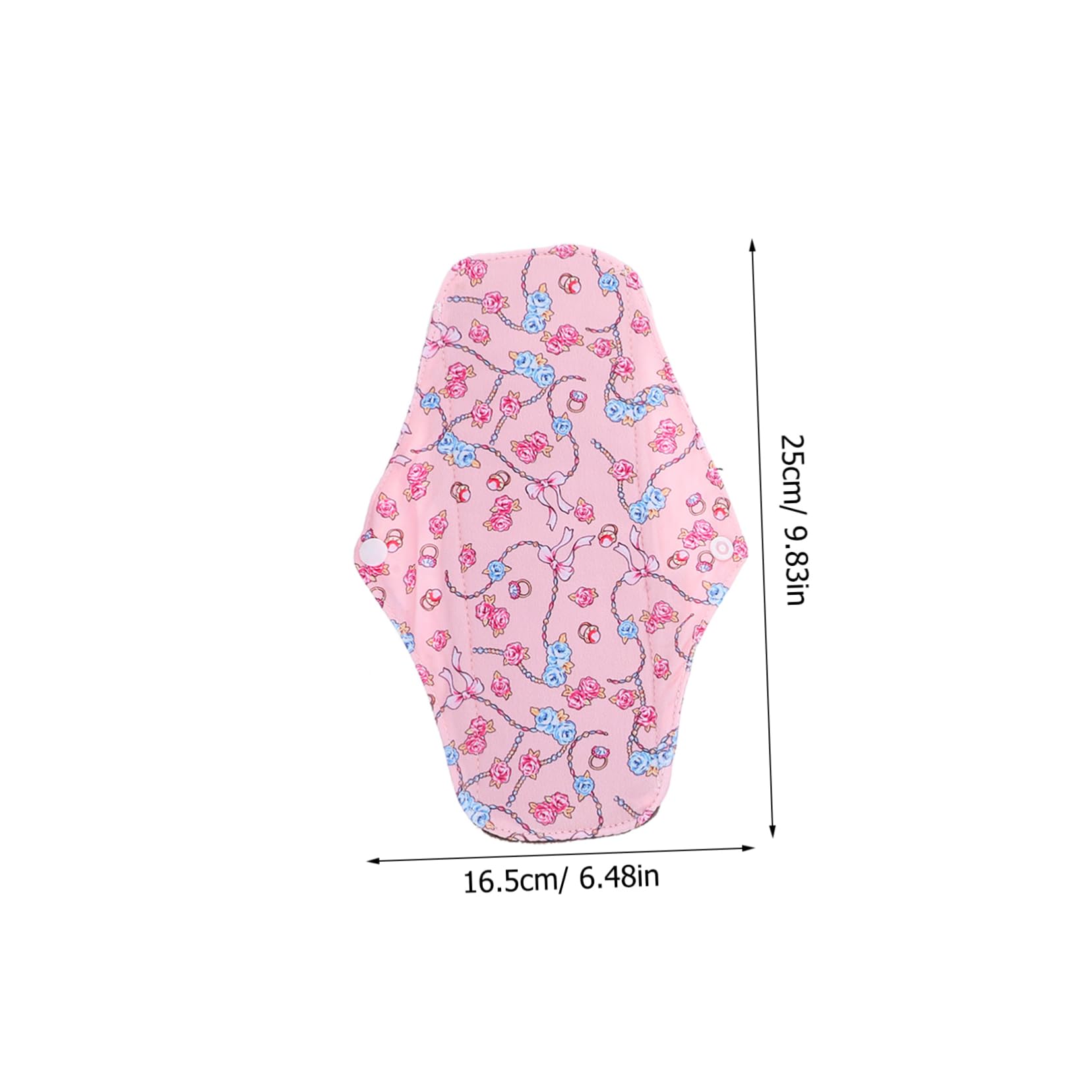 Ipetboom 12piezas Compresas Menstruales Reutilizables De Absorbentes y Lavables Femeninos Botón De Sujeción Para Menstruación y Postparto