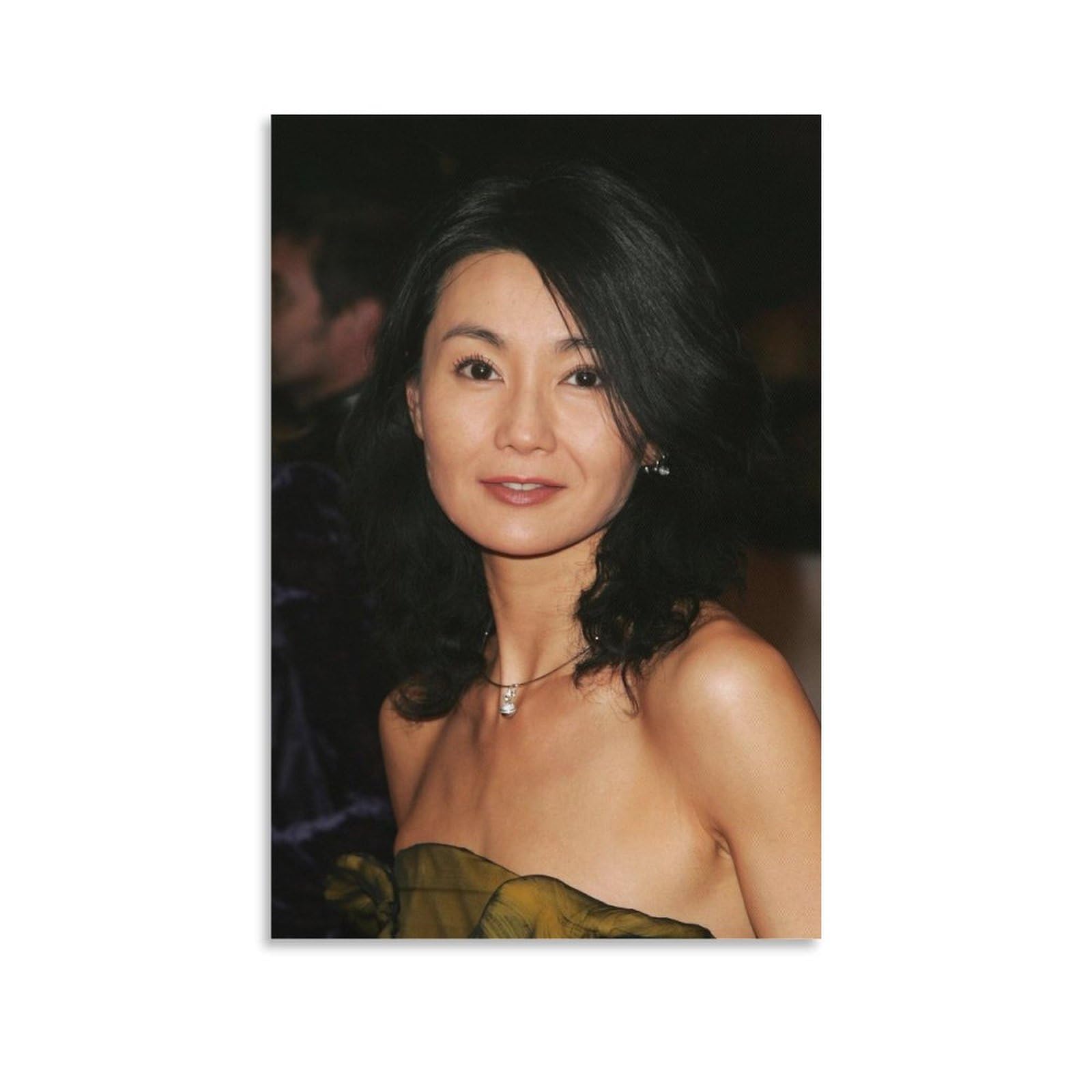 XSQINGMaggie Cheung Man-yuk Famous Actress Poster China Artworks Picture Print Poster Wall Art Painting Canvas Decor Home Posters 08x12inch(20x30cm)