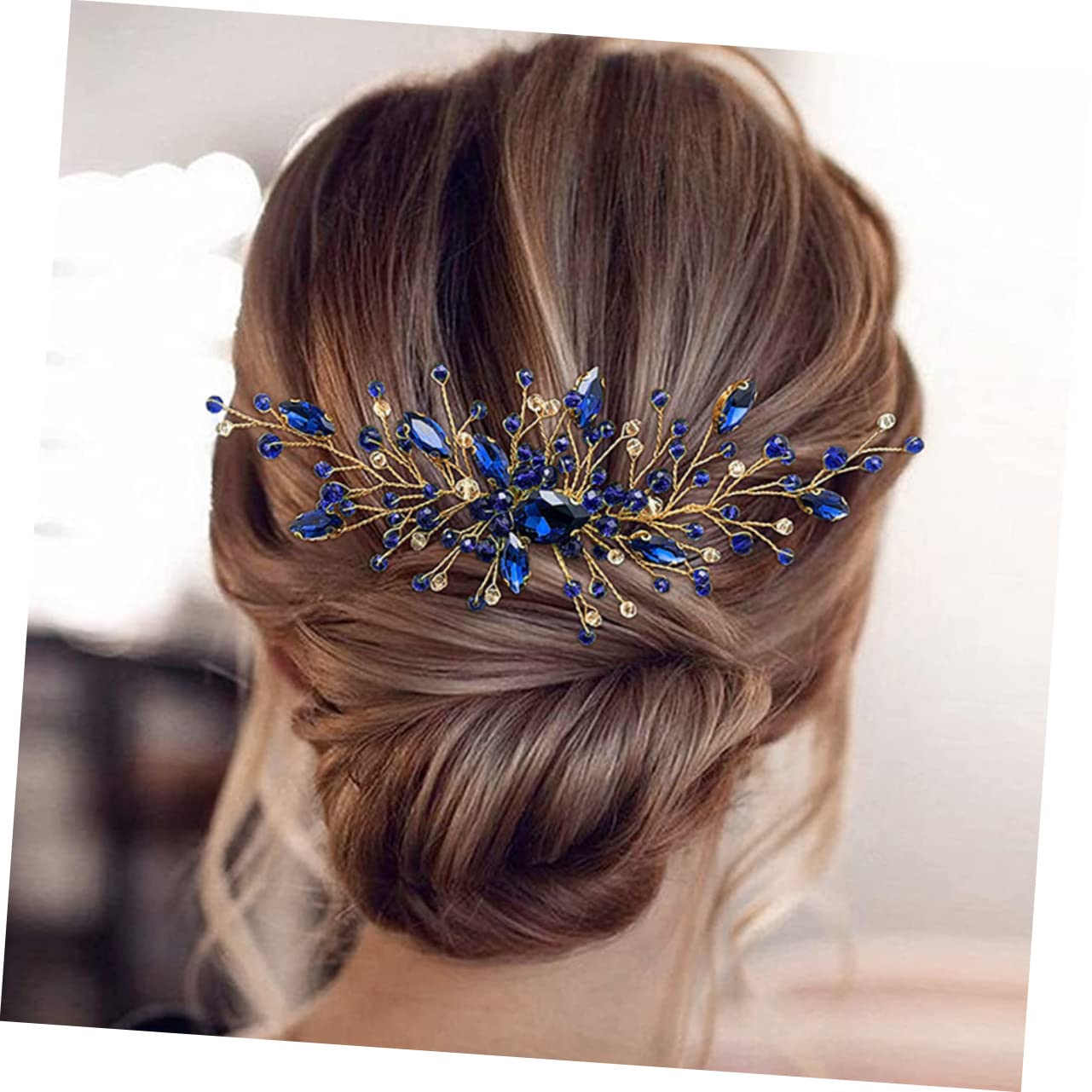 FRCOLOR 3stücke Braut Haar Accessoire Handgefertigter Wasserstein Kamm Für Hochzeiten Prom Und Besondere Anlässe Stabiler Halt Königlichem