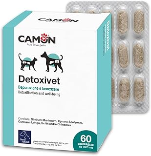 CAMON | Detoxivet Complementary Food for Dogs and Cats, Detoxifying and Detoxifying Action, Regulates Intestinal and Renal…