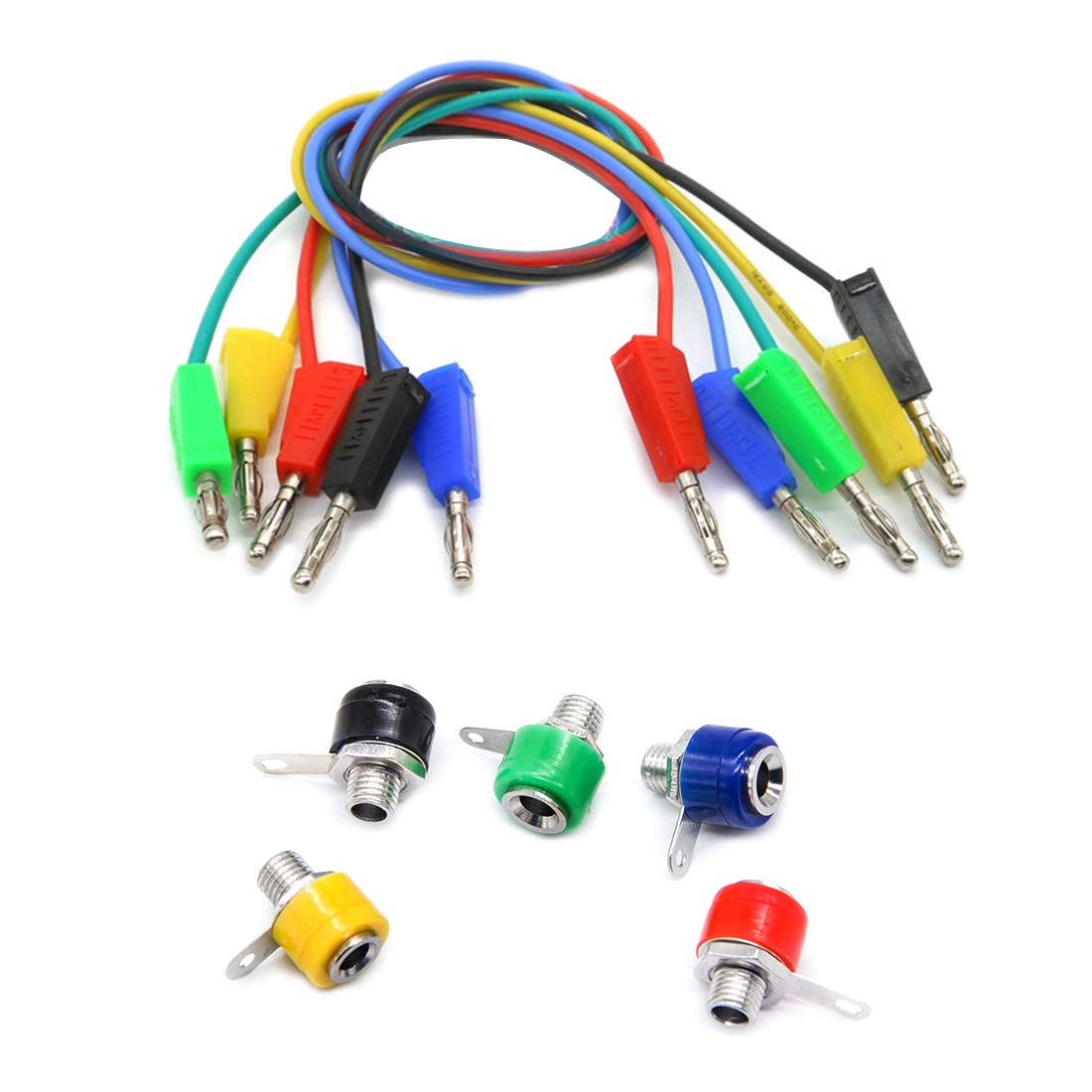 Buy Hilitchi 90 Pcs 3 Types 4mm Binding Post Banana Plug Socket