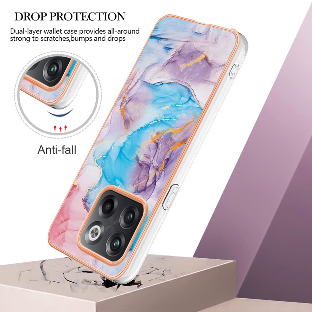HAOYE Cover Per OnePlus 10T 5G, Custodia In TPU A Gradiente