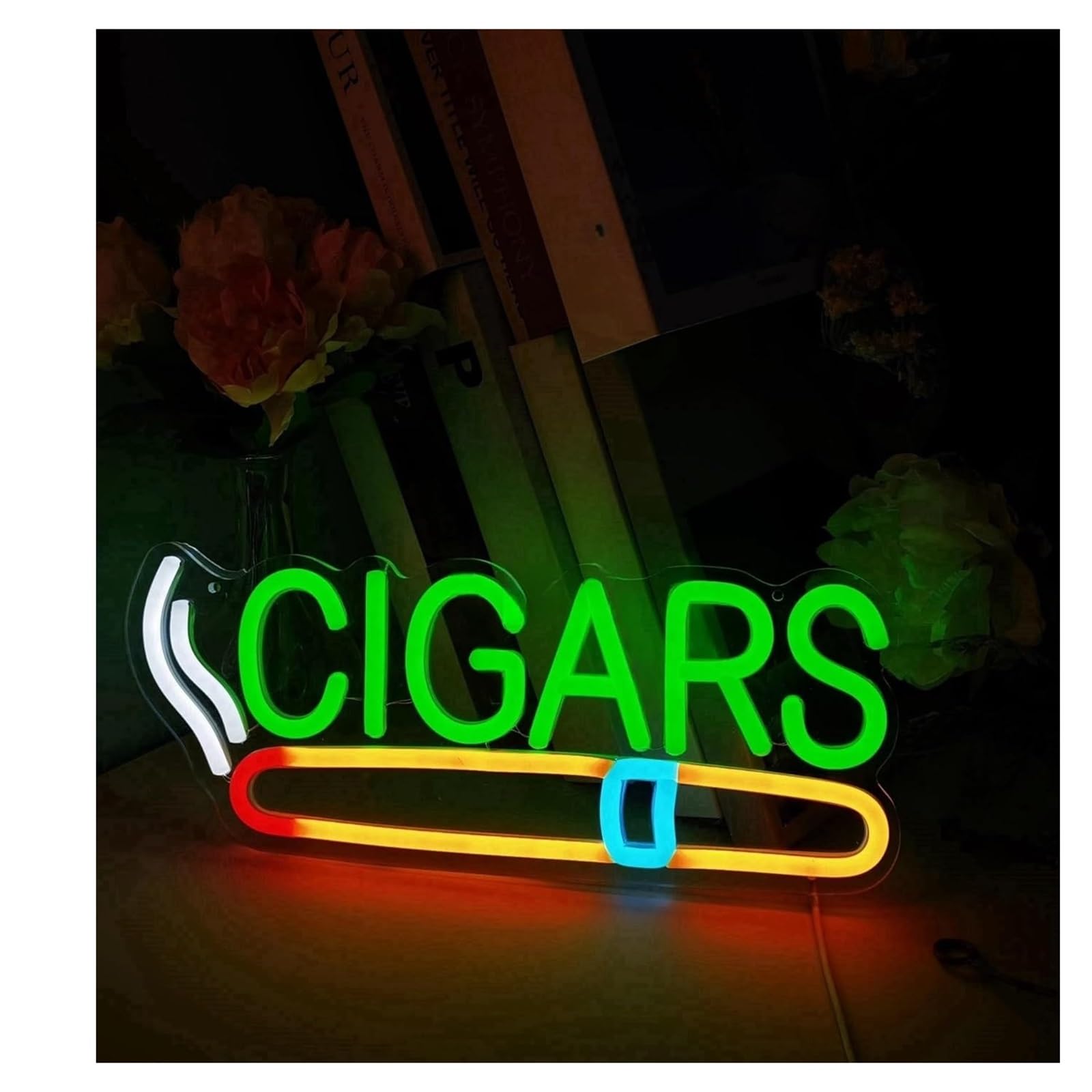 Insegna luminosa al neon Per insegne al Per neon per negozi di sigari, per decorazioni saloni bar per, per caverne per uomini