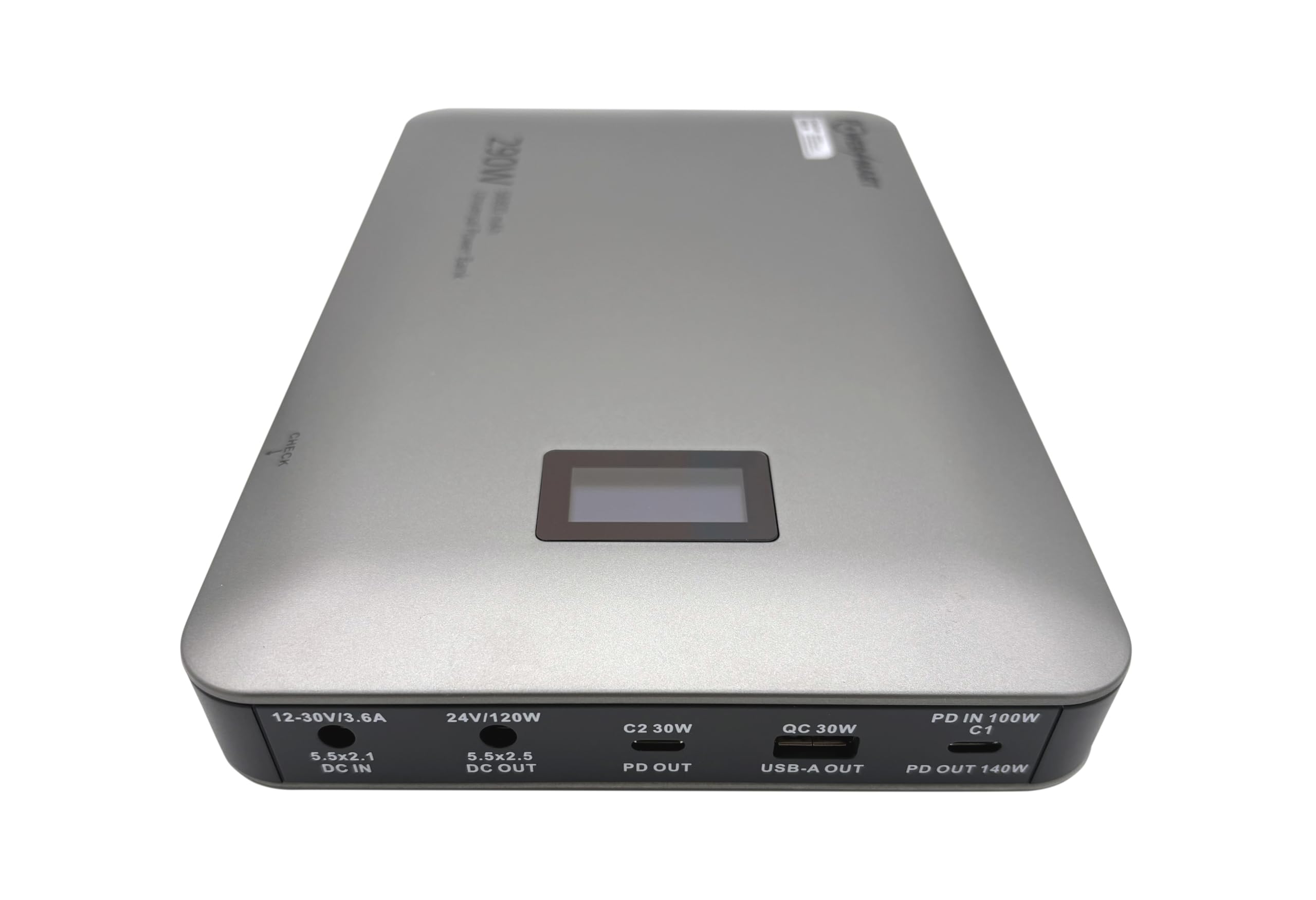 PowerSmart Powerbank 213Wh 290W | LCD Multi USB-C 140W PD3.1 batería externa | 12-30 V DC Input | para fuentes de alimentación solares y portátiles, fuente de alimentación de respaldo UPS