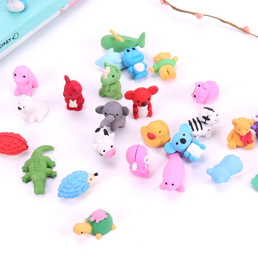 Amazon.co.jp: ArtioHipo 70ピース 動物鉛筆消しゴム 日本のパズル
