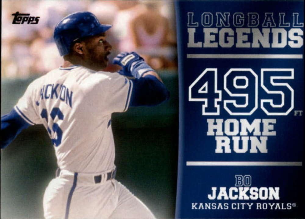 2018 Topps Longball Legends #LL-43 Bo Jackson Kansas City Royals Baseball Card