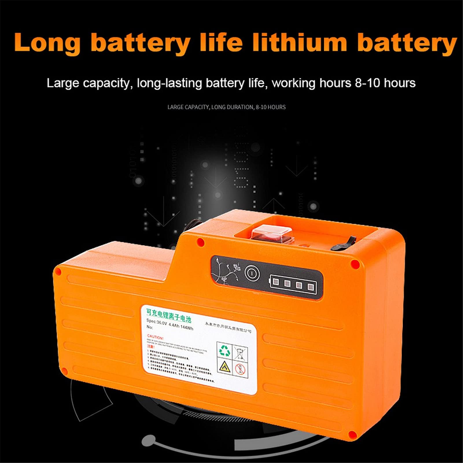 GMtes Máquina podadora eléctrica de 45 mm Cable sin Cable Orchard Trimmer 36V 450W Batería de Litio Batería de Rama Cortador de Corte Orchard Tijeras eléctricas Tijeras eléctricas