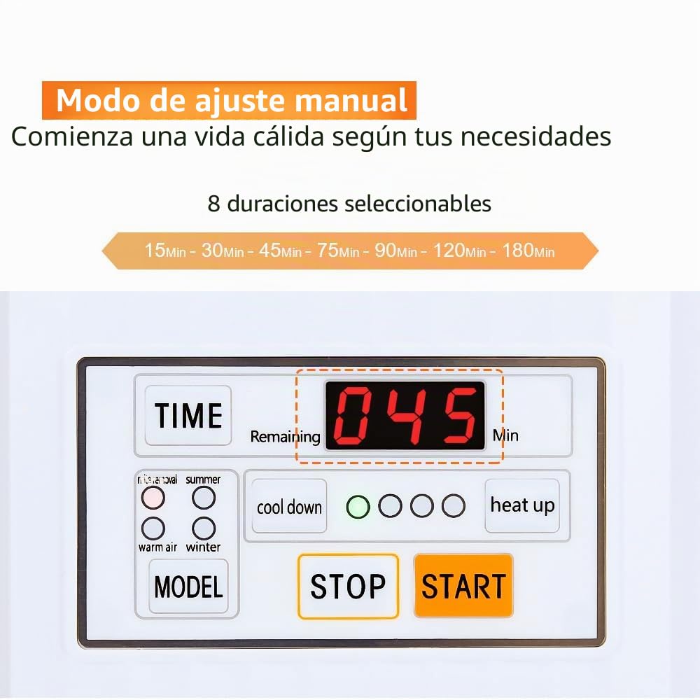 Calentador de manta portátil, cómodo aire caliente en la cama, secado del sudor, adecuado para el cambio climático, adecuado para todas las estaciones, puede secar zapatos, ropa, calentador de mantas,