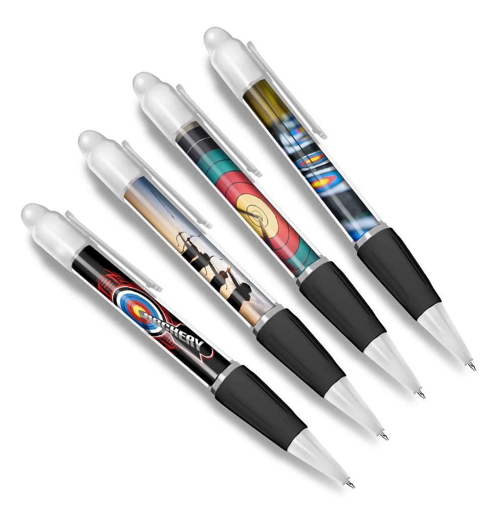 DV DESIGN Set Of 4 Zakynthos Black Ballpoint Pens - Greece Greek