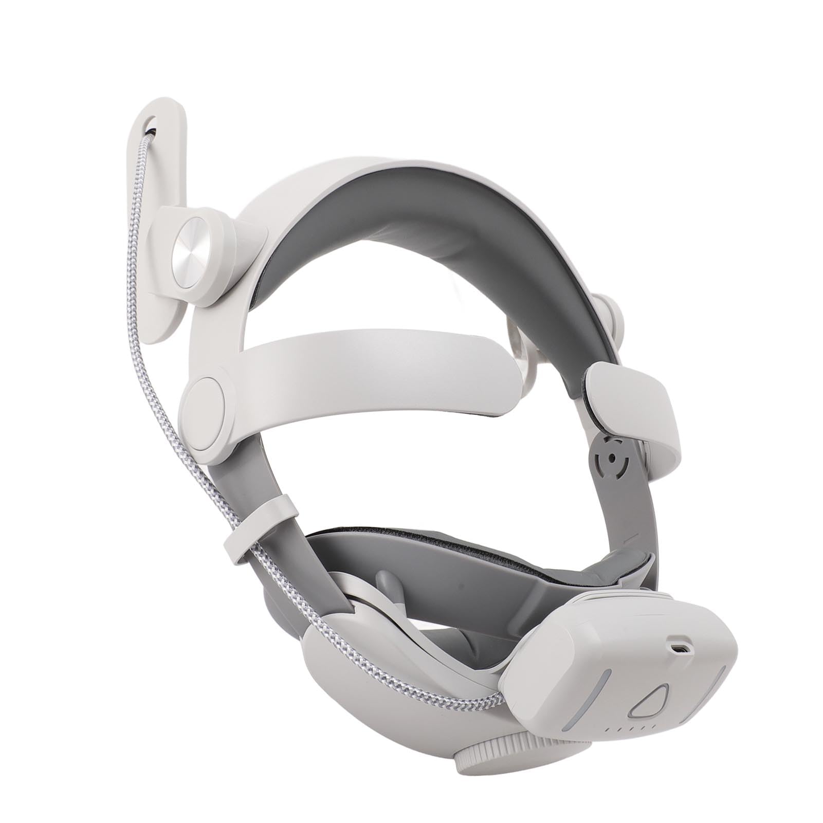 Sangle de Tête VR Réglable avec Batterie pour Meta 3, Durée de Lecture Prolongée, Ajustement Confortable