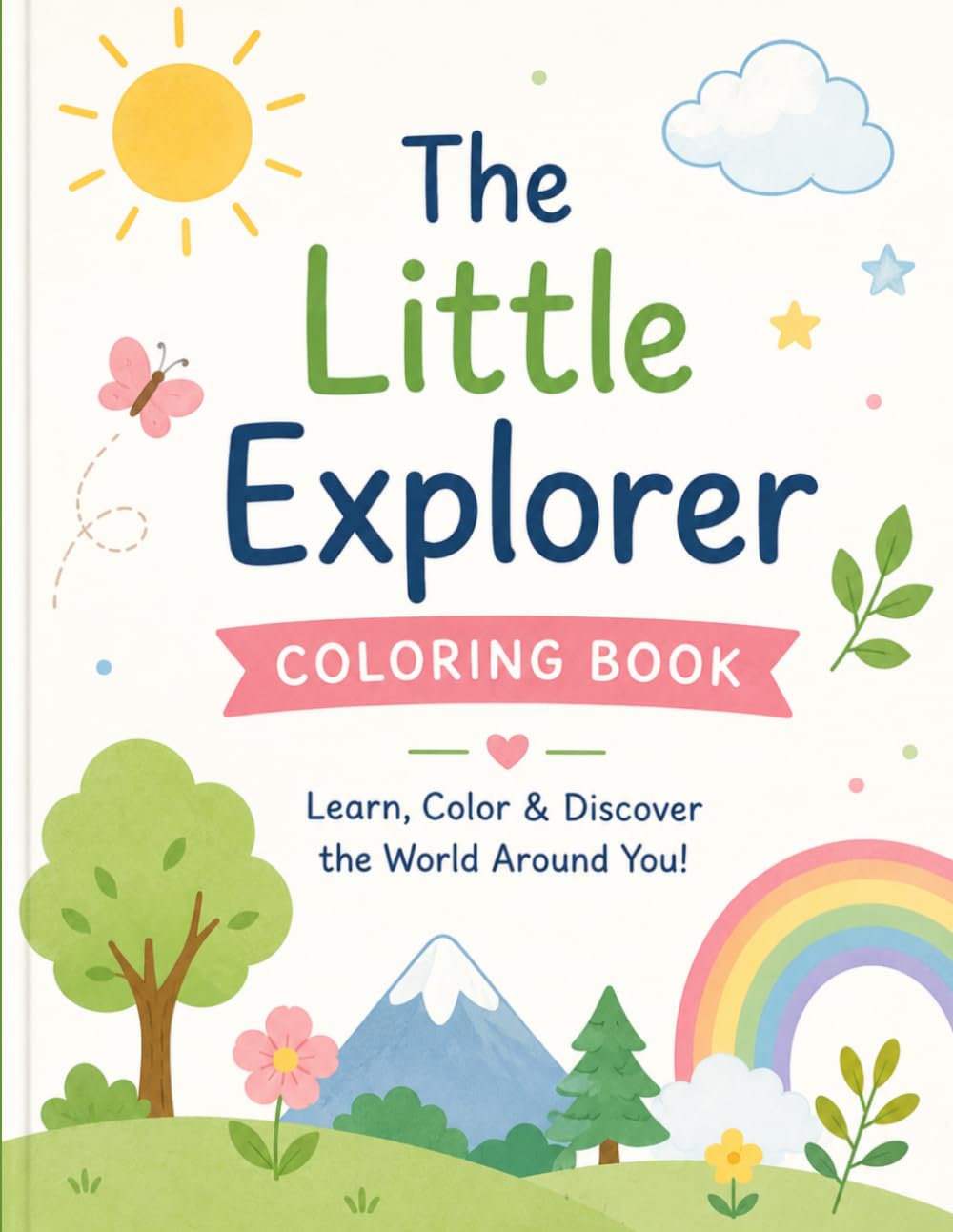 The Little Explorer Coloring Book: Learn, Color & Discover the World Around You!