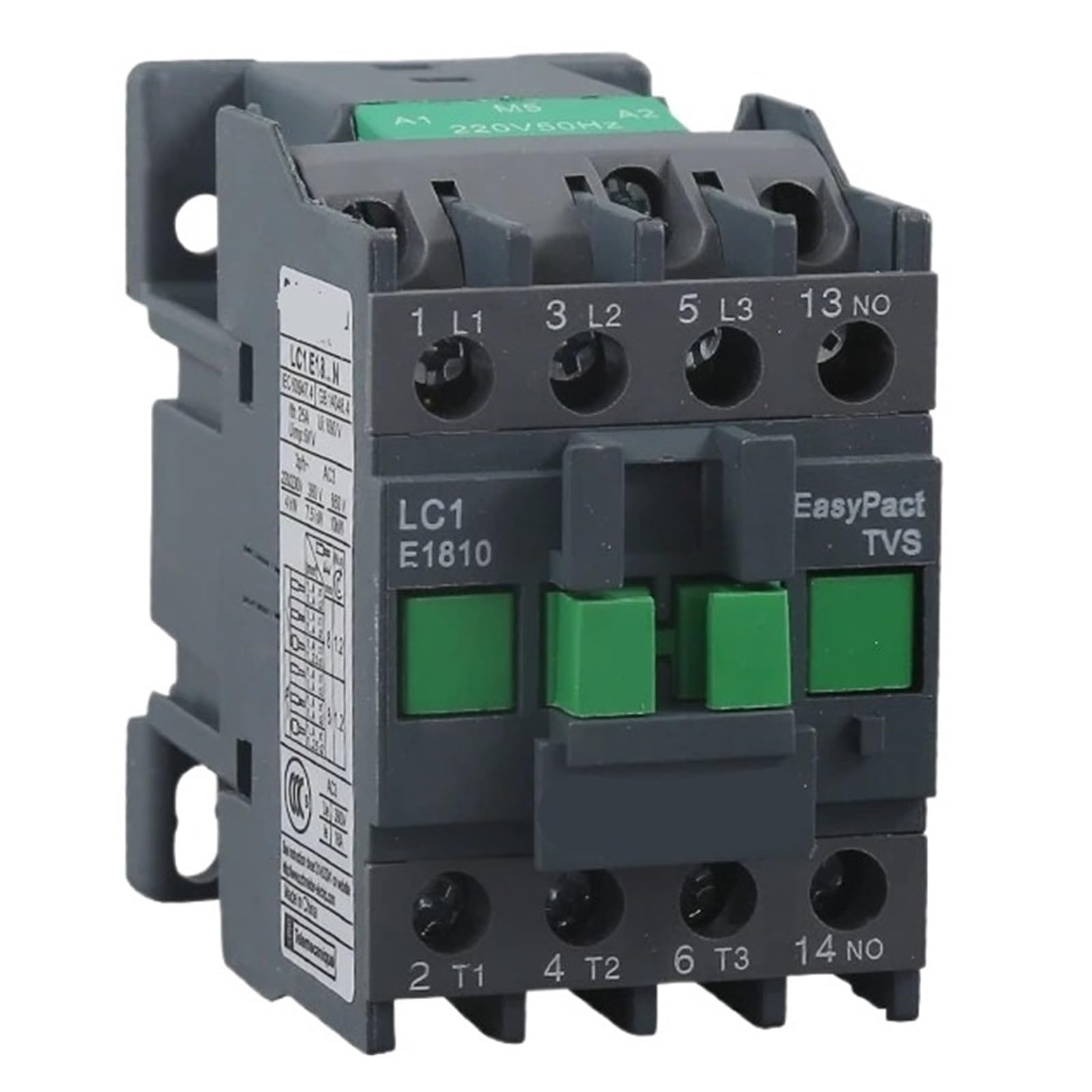 Contacteur LC1E1201 tetrapolaire 24V pour une commutation sans faille