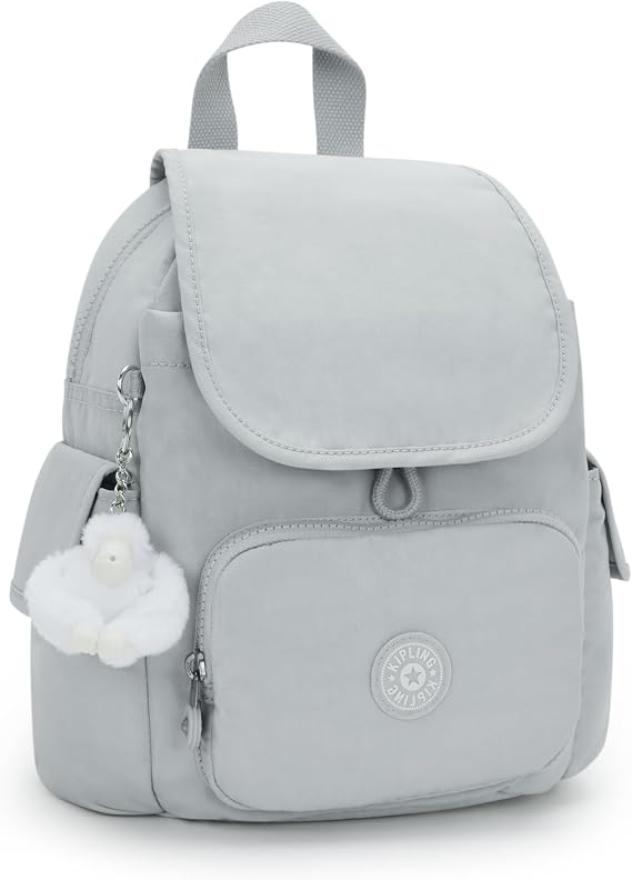 Kipling Women's City Pack Mini Backpack (Pack of 1) Easy Grey backpacks