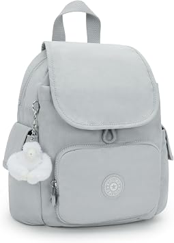 Kipling Women's City Pack Mini Backpack (Pack of 1) Easy Grey backpacks