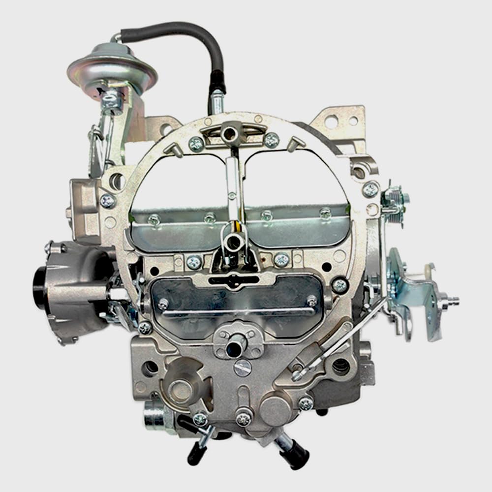 Carburador de 4 barriles para 1904R 1906R Rochester Quadrajet 4MV Carb se adapta a Chevy 1980-1989 305-350c.i Motores 1904 1906R Choke eléctrico 750 CFM Aspiradora secundaria con juntas Jets
