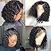 Sailk Hair Lace Front Wigs Human Hair Wigs Natural Curly Pre Plucked With Baby Hair Brazilian Wet Wavy Glueless Wig Remy Hair Bob Wigs For Black Women 8 inch