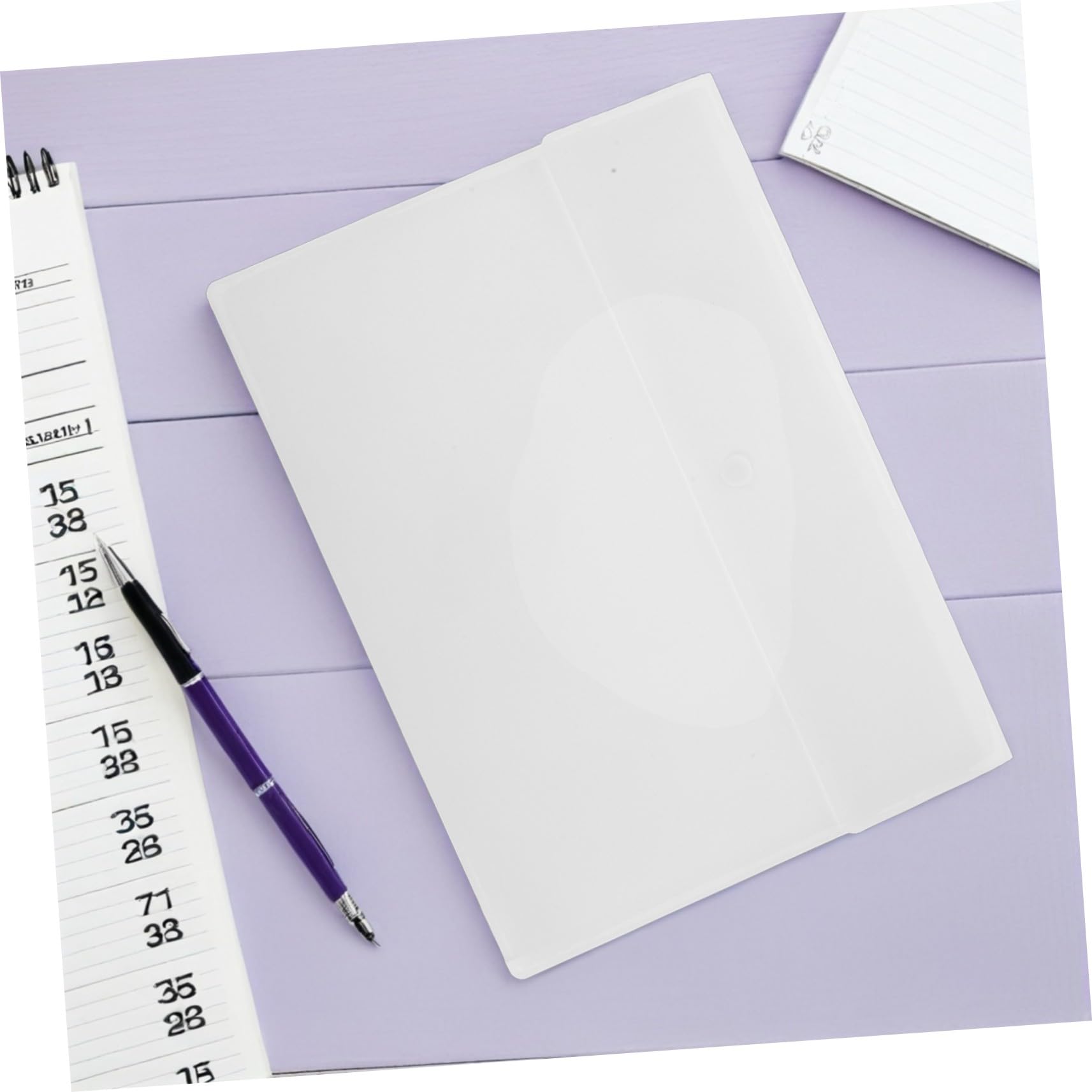Pochettes Plastiques pour Documents A4, 10 Pièces, Pp à Bouton Pression